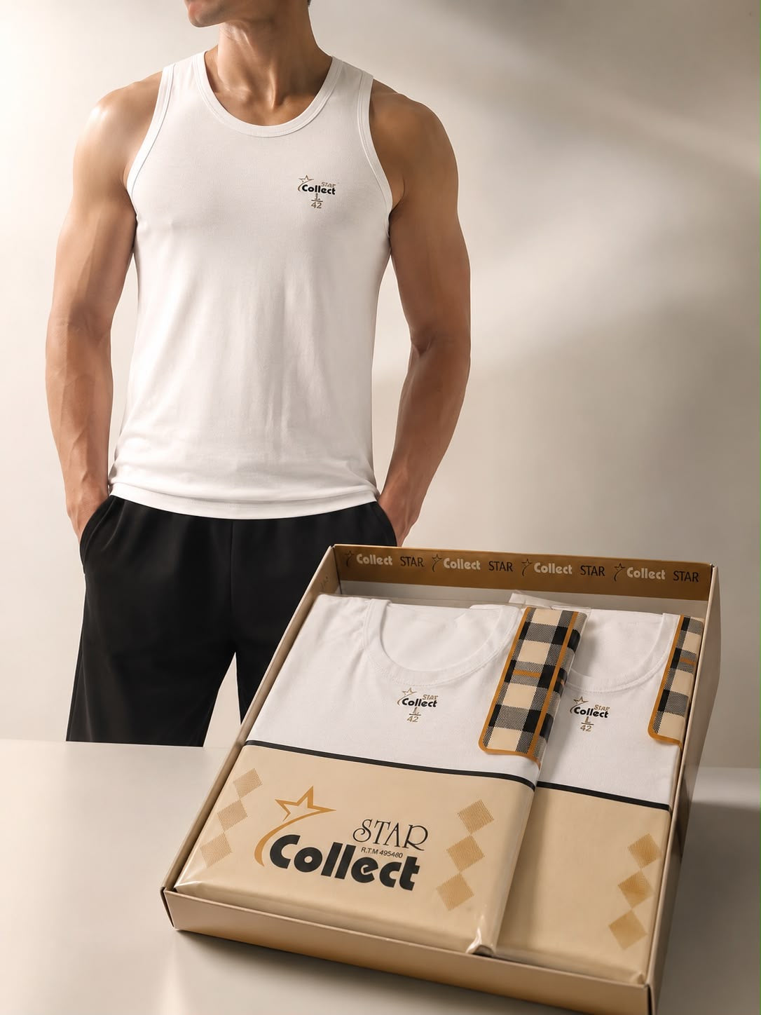 Pack off 6 pcs Collect Star West  Cotton