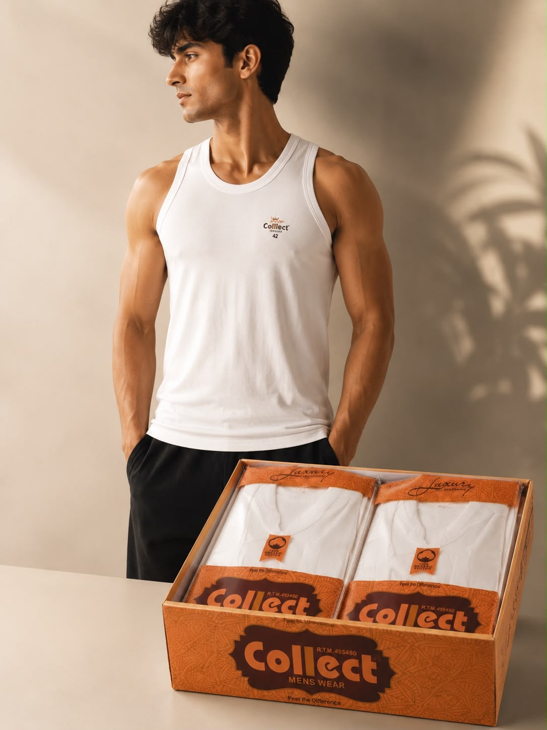 Collect Luxury West Pack off 3 pcs  Cotton