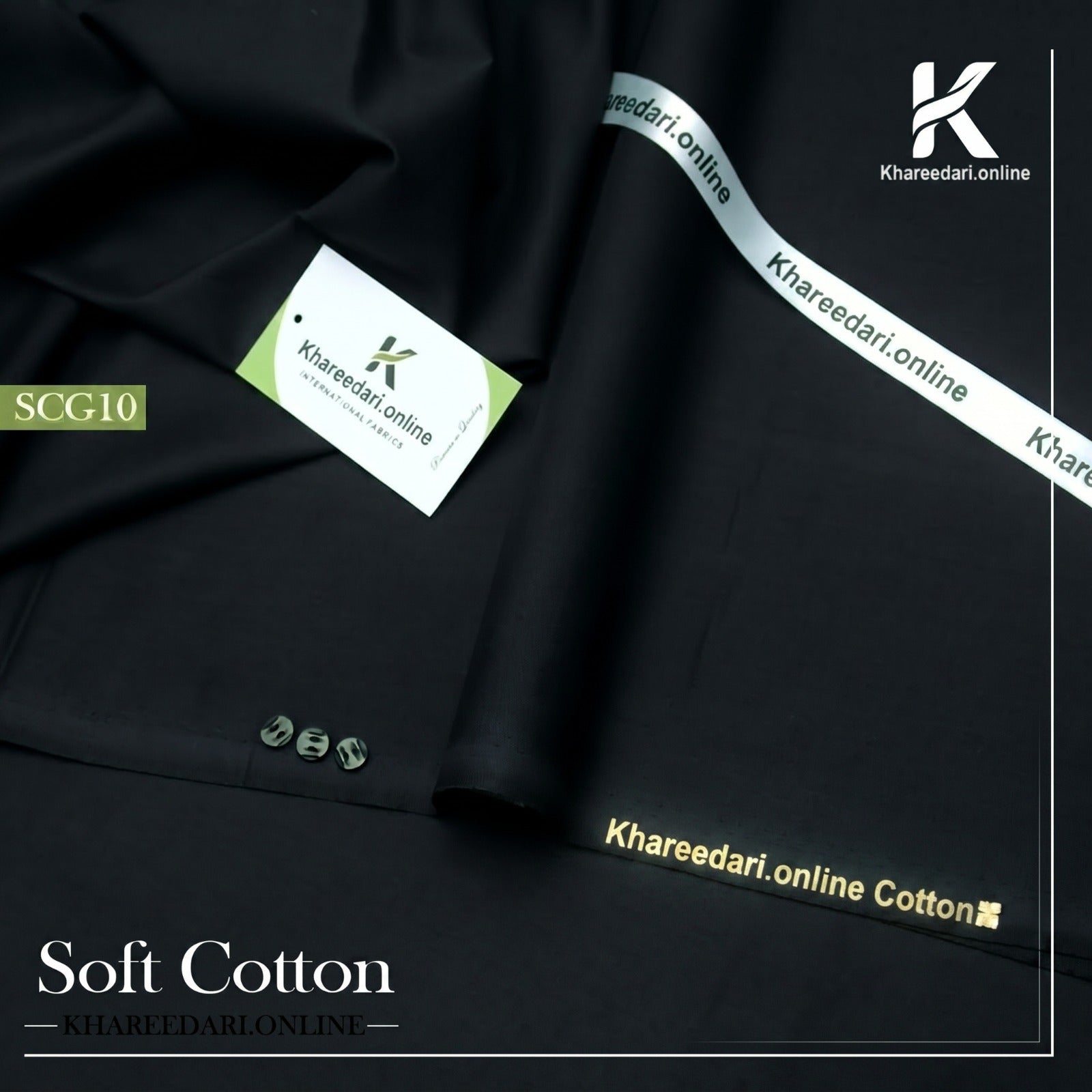 Sunshine Cotton Jet black